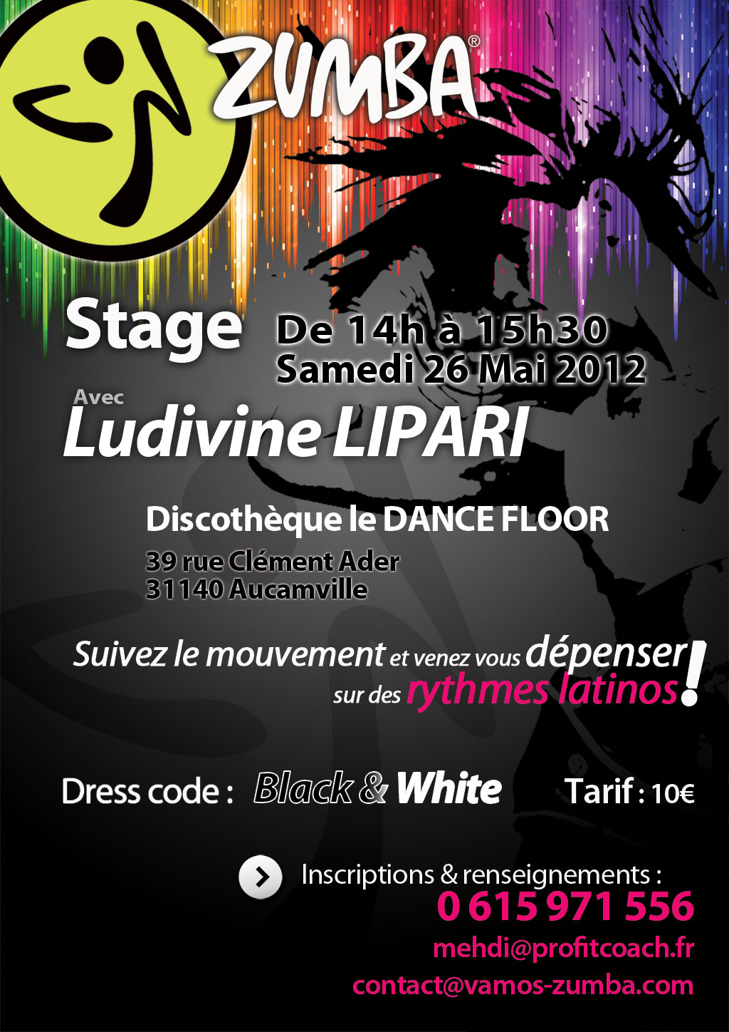 stage zumba discothèque dancefloor aucamville